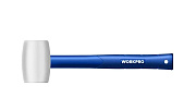 Киянка резиновая (белая) WP241040 450г WORKPRO