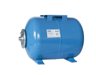 Гидроаккумулятор ZOTA CFS100L, 1" горизонтальный, нерж. фланец