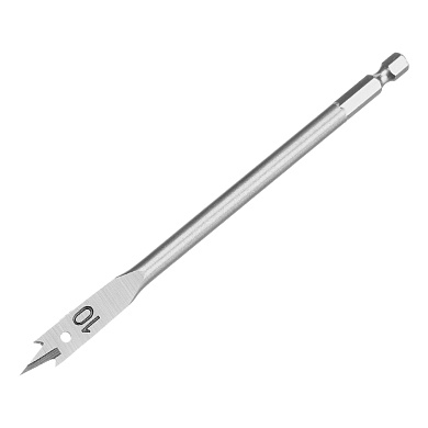 Сверло по дереву перовое, 10 мм 6-гранный хвостовик// Matrix