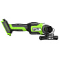 Угловая шлифовальная машина акк. Greenworks GD24AG, 24V, б/щет, 125 мм, 10500 об/мин,1x5Ач,ЗУ,кор (3