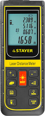 Дальномер PRO-Control лазерный, дальность 100м, точность 2мм, STAYER Professional