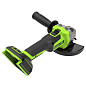 Угловая шлифовальная машина акк. Greenworks AG590, 24V, б/щет, 125 мм, 8500 об/мин,1х5Ач,ЗУ