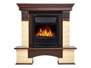 Портал Forte Classic камень бежевый, шпон темный дуб