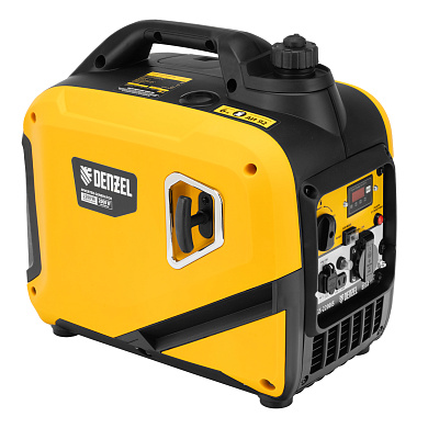 Генератор инверторный GS-2200iS, 2,2 кВт, 230 В, закрытый корпус, ручной старт// DENZEL