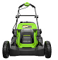 Газонокосилка аккумуляторная Greenworks GD40LM411, 40V, бесщеточная, 41 см, c 1хАКБ 4Ач и ЗУ