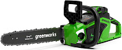 Цепная пила аккумуляторная GreenWorks  GD40CS15, 40V, 35 см, бесщеточная, без АКБ и ЗУ