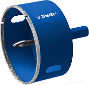 Коронка алмазная по кафелю и стеклу, d=102 мм, зерно Р 60, в сборе с центрирующим сверлом и имбусовы