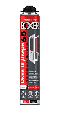 Монтажная профессиональная всесезонная пена Boxer 65, 800 мл BOXAL00780