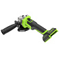 Угловая шлифовальная машина акк. Greenworks AG590, 24V, б/щет, 125 мм, 8500 об/мин,1х5Ач,ЗУ