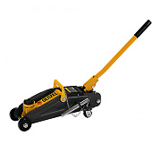 Домкрат гидравлический подкатной с фиксатором, 2 т, 130-330 мм, в кейсе Denzel