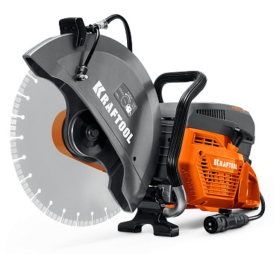 Бензорез по бетону (бетонорез) KRAFTOOL 4800 Вт, 400 мм, без диска