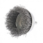 Щетка для дрели, 50 мм, "чашка" со шпилькой 6 мм, витая проволока, 0,3мм// Сибртех