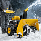 Бензиновая снегоуборочная машина SB 560 LP, 7 л.c, электростартер, фара Denzel
