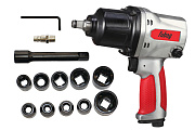 Пневмогайковерт ударный FUBAG IW900 1/2" + набор головок