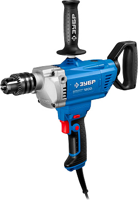 Дрель-миксер реверсивная, ЗУБР Профессионал ЗДМ-1200 РММ2