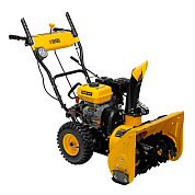 Бензиновая снегоуборочная машина SB 560 LP, 7 л.c, электростартер, фара Denzel