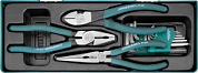  Набор шарнирно-губцевого инструмента, 3 предмета с набором ключей торцевых Н1,5-Н10 мм, 9 предметов в ложементе Jonnesway