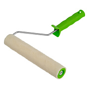 Валик "ВЕЛЮР" с ручкой, 240 мм, ворс 5 мм, D 36 мм, D ручки - 6 мм Россия Сибртех