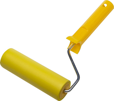 Валик прижимной STAYER ″MASTER″ в сборе, резиновый, бюгель 6мм, 44x150мм