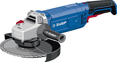 УШМ ЗУБР 1900 Вт, d125 мм регулировка оборотов, Профессионал
