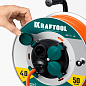 Силовой удлинитель на стальной катушке EXPERT KRAFTOOL ПВС 3х2.5 50м 4000Вт IP44