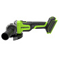 Угловая шлифовальная машина акк. Greenworks AG590, 24V, б/щет, 125 мм, 8500 об/мин, без АКБ и ЗУ