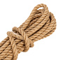 Веревка джутовая, 8 мм, L 10 м, крученая, Россия Сибртех