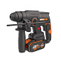 Перфоратор аккумуляторный бесщеточный WORX WX381, 20В, 4Ач x1, ЗУ 2А, кейс