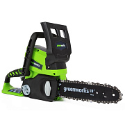 Цепная пила аккумуляторная GreenWorks G24CS25 (без АКБ и ЗУ)