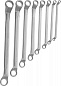Набор ключей гаечных накидных изогнутых 75° в сумке, 6-22 мм, 8 предметов Jonnesway