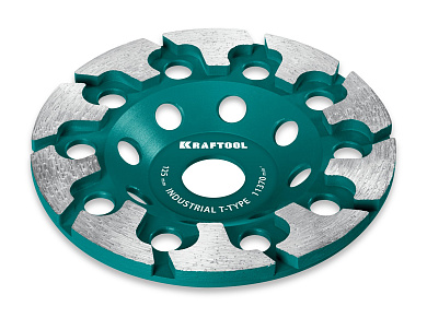Сегментная алмазная чашка INDUSTRIAL KRAFTOOL T-Type d 125 мм