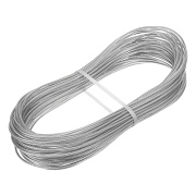 Трос металлополимерный прозрачный ПР-2.5, (2,5мм толщина, моток 20м.п.), Россия Сибртех