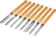 Набор ручных резцов по дереву STAYER Wood Master, 8 предм