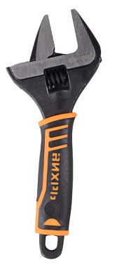 Разводной ключ с тонкими губками, фосфатированый, 150 мм, Вихрь