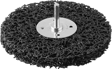 Щетка дисковая для дрели, нейлоновая проволока с абразивным покрытием,ЗУБР