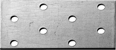 Пластина соединительная ПС-2.0, 40х80 х 2мм, ЗУБР