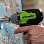 Гайковерт ударный акк. Greenworks GD24IW400, 24V,б/щет,1/2'', 400Нм,1х5Ач,ЗУ,кор (3802907CUG)