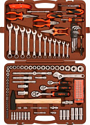 Набор инструмента универсальный 1/4", 3/8" и 1/2"DR, 131 предмет Ombra