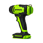 Строительный фен акк. Greenworks G24HG, 24V, 550°С, 200 л/мин,1х4Ач,ЗУ