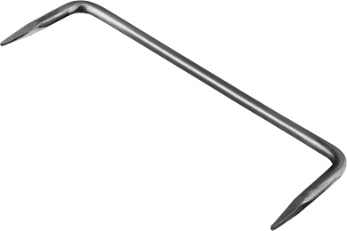 Строительная скоба кованая ЗУБР 200 x 70 x 8 мм, 100 шт