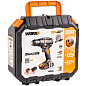 Дрель-шуруповерт аккумуляторная WORX WX102, 20В, 60Нм, бесщеточная, 2Ач х2, ЗУ, кейс