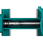 Слесарные тиски KRAFTOOL Reversible 140 мм, расход 273 мм 32705-140