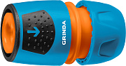 Быстросъемный соединитель GRINDA TU, 1/2″ - 3/4″, пластиковый с TPR