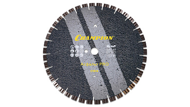 Диск алмазный CHAMPION асфальт PRO 350/25,4/10 Asphalt Runner (асф. по бетону,свежий бетон), шт