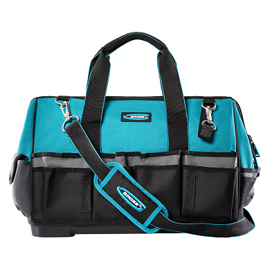 Сумка для инструмента Handwerker, 42 кармана, пластик. дно, наплечный ремень, 475х260х360мм// Gross