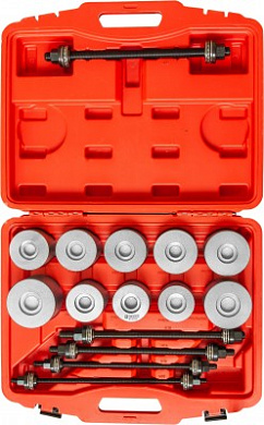 Инструмент универсальный для замены сайлентблоков в наборе, 44-90 мм, 27 предметов Thorvik