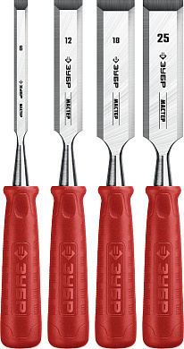 Набор стамесок ЗУБР 4 шт