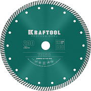 Сегментированный алмазный диск KRAFTOOL Turbo, 230 мм