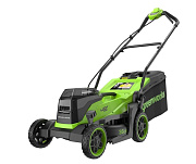 Газонокосилка аккумуляторная 24Вх2 GREENWORKS  б/щ 36см GD24X2LM361 (без АКБ и ЗУ)