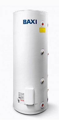 Бойлер косвенного нагрева BAXI UBC 200 напольный, одиночный змеевик, с боковым подключением